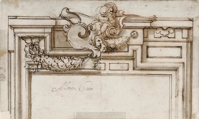 Studie voor altaarstuk door Alonso Cano